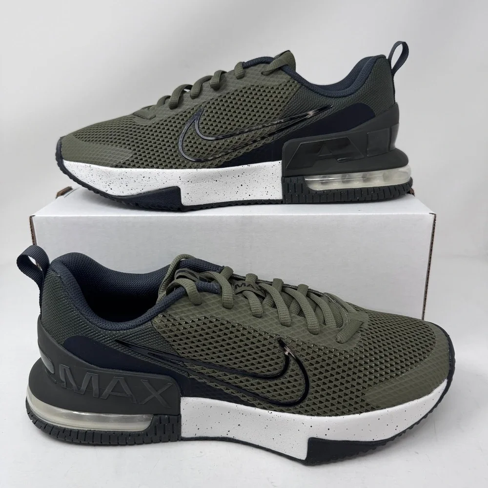 Nike Air Max Alpha Trainer 6 Medium Olive Black Sneakers FQ1833-200 Mens Sz 11.5